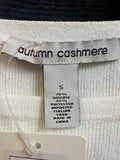 Autumn Cashmere White Sweater, S