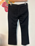 H&M Black Boot Cut Low Waist Jeans, 8