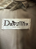 Davellin New York Genuine Fisher Fur Coat, XL