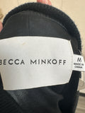 Rebecca Minkoff Black Quilted Faux Leather Jacket, M