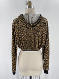 Windsor Cropped Animal Print Top, S