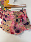 Steve Madden Denim Floral Shorts, 28 (6)