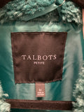 Talbots Green Vest, S Petite
