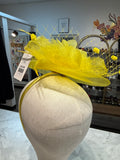 Yellow Derby Fascinator