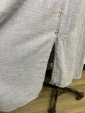 Free People Blue Love of My Life Midi Shirtdress, XS