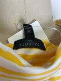 Talbots Yellow Stripe Top, 2X