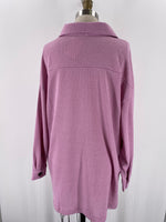 Zenana Purple Shacket Jacket, M