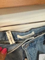 PacSun Denim Button Fly High Rise Shorts, 27 (4)