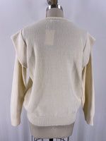 Rodeo Drive White/Ivory Sweater, L