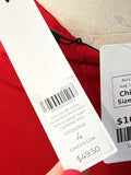 New Chico's Red Touch Of Cool Layering Top, XXL
