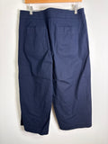 New Talbots Blue 24" Inseam Cropped Pants, 14