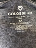 New Colosseum Black Hooded IU Cardigan, 1X