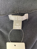 Falls Creek Black Cardigan, 1X