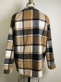 Shacket Plaid Jacket, M