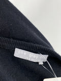 One Grey Day Wool/Cashmere Black Sweater, S