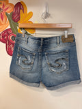 Silver Denim Shorts, 30 (10)