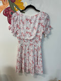 Altar'd State White Floral Dress, S