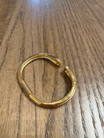 Kenneth Jay Lane Gold Hinge Bracelet