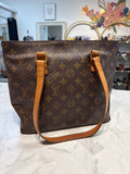 Louis Vuitton Monogram Cabas Piano Shoulder Bag, 12"x9.5"