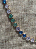 Gold with Multicolor Stones Necklace