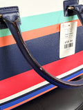 New Kate Spade Tropical Stripe Wellesley Small Camryn, 13"x9"