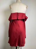 Abercrombie & Fitch Red Off Shoulder Dress, S