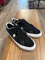 Converse Black One Star Suede Shoes, 9.5