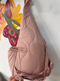 New Vera Bradley Pink Featherweight Sling Backpack