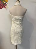 New Endless Rose Ivory Halter Dress, S