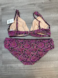 Lands End 2pc Purple Swimsuit, 14