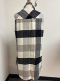 Ashley Outerwear Plaid Vest, L