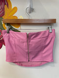 Altar'd State Pink Strapless Top, M