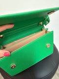 Green Handbag  , 8"x5"