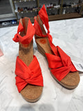 Ugg Orange Starla Wedge Sandals, 9.5