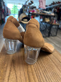 New Torrid Brown/Translucent Sandals, 8.5 Wide (retail $74)