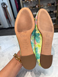 Lilly Pulitzer Green Butterfly Shoes, 7.5