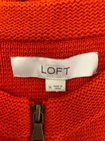Loft  Zip Front Cardigan, M