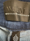 White House Black Market High Rise Slim 29" Inseam Jeans, 4