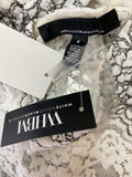 New White House Black Market Ecru/Black Lace Top, 8