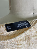 Simply Vera Cream Sweater, XXL