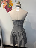 21 Saints Black Gingham Dress, M (runs small)