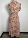 Pretty Garden Brown Dress, M