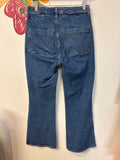 Universal Thread High Rise Flare 28" Inseam Jeans, 4 Short