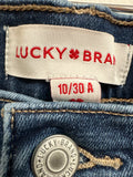 Lucky Brand 26" Inseam Ava Mid Rise Jeans, 10