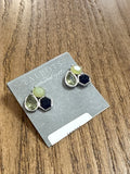 New Talbots Silver/Green Earrings
