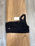 Lululemon Black One Shoulder Sports Bra, 6