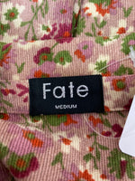 Fate Corduroy Snap Front Dress, M