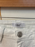 YMI White 30" Inseam Jeans, 7/28