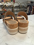 Adrienne Vittadini Cara Cork Sandals, 9