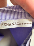 Zenana Purple Sweatshirt, 1X